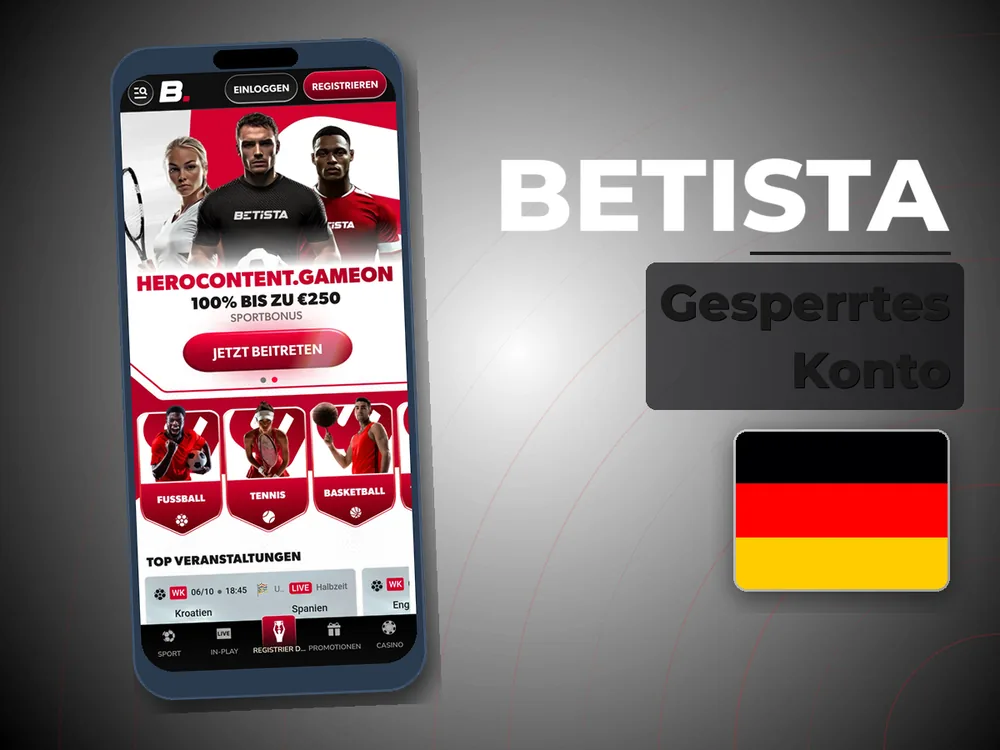 Betista - Gesperrtes Konto