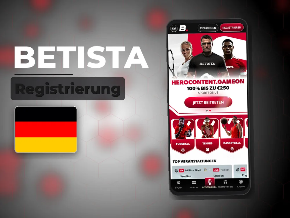 Betista - Registrierung