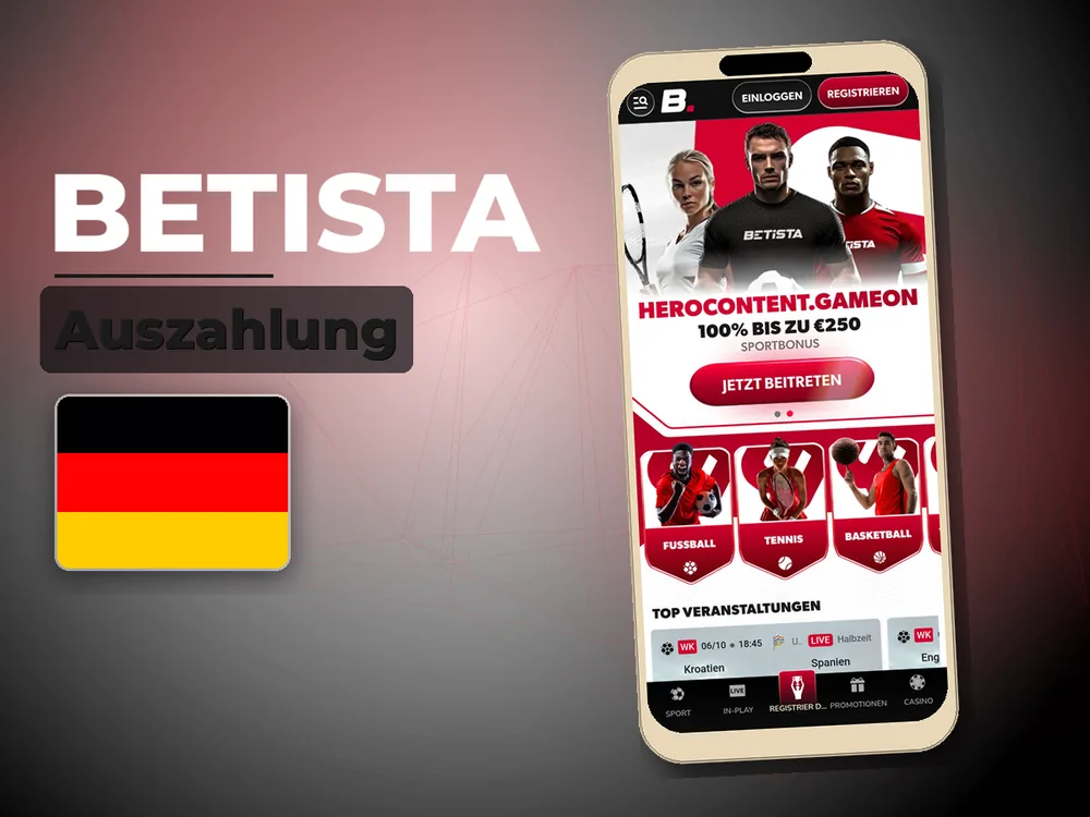Betista - Auszahlung