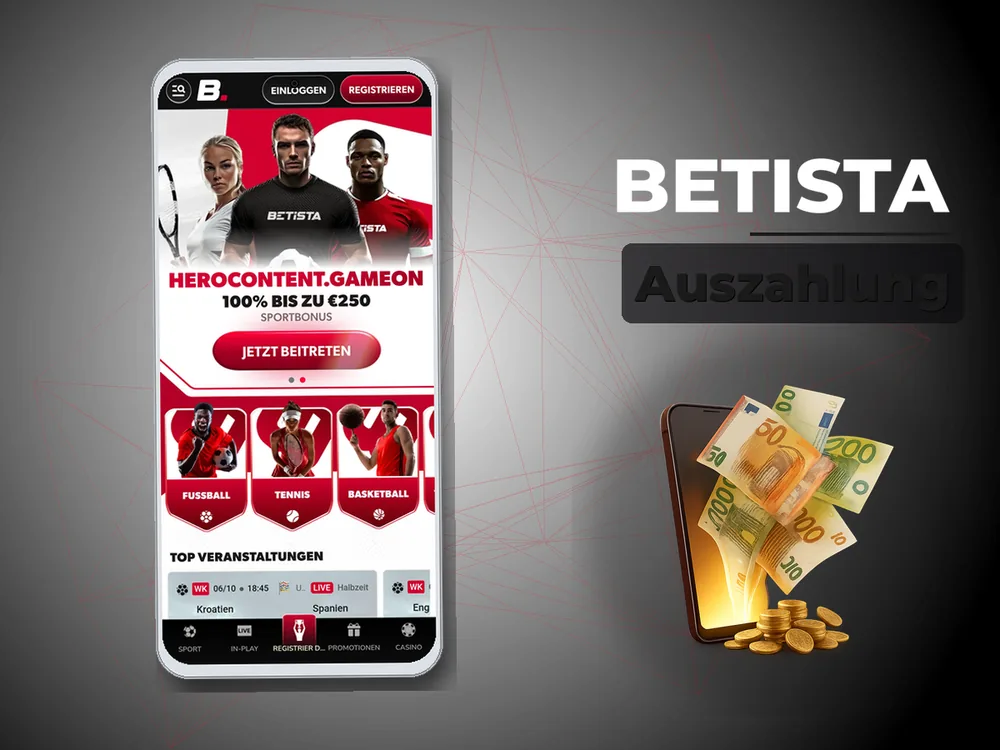 Betista - Auszahlung