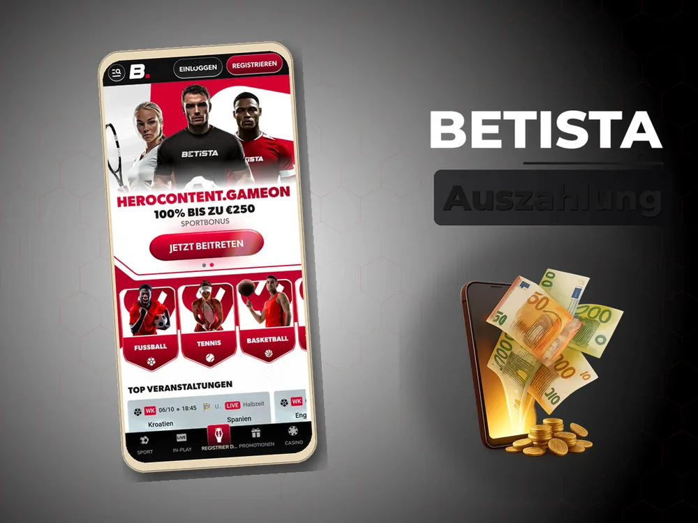 Betista - Auszahlung