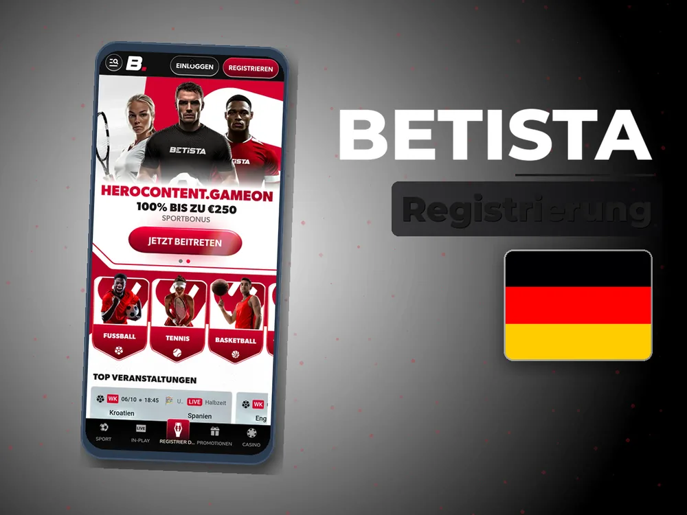 Betista - Registrierung